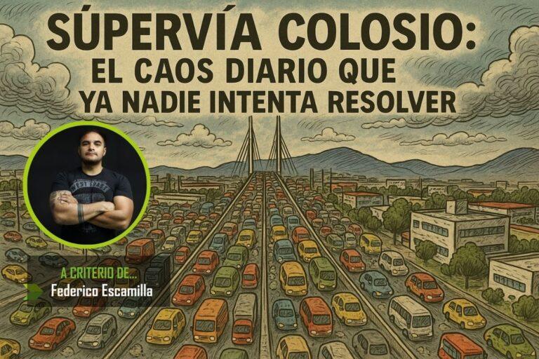 Imagen: Supervía Colosio: el caos diario que ya nadie intenta resolver