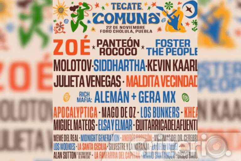 Imagen: Tecate Comuna regresa en 2025 con un cartel encabezado por Foster The People y Zoé