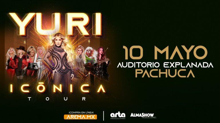 Imagen: Yuri llega a Pachuca con su Icónica Tour este 10 de mayo
