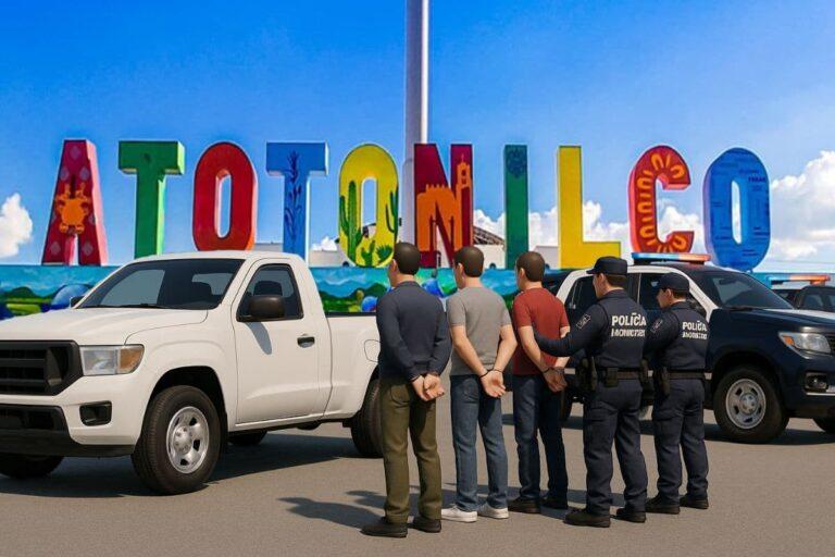 Imagen: En Atotonilco de Tula, la Policía municipal recupera camioneta robada en Actopan