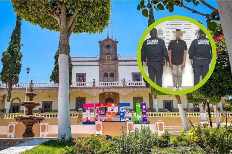 Imagen: En Tepeji, elementos policiacos aseguran cuatrimoto y droga tras una inspección