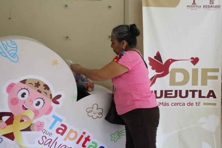 Imagen: Colecta con causa: Huejutla recolecta tapitas para tratamientos de niños con cáncer