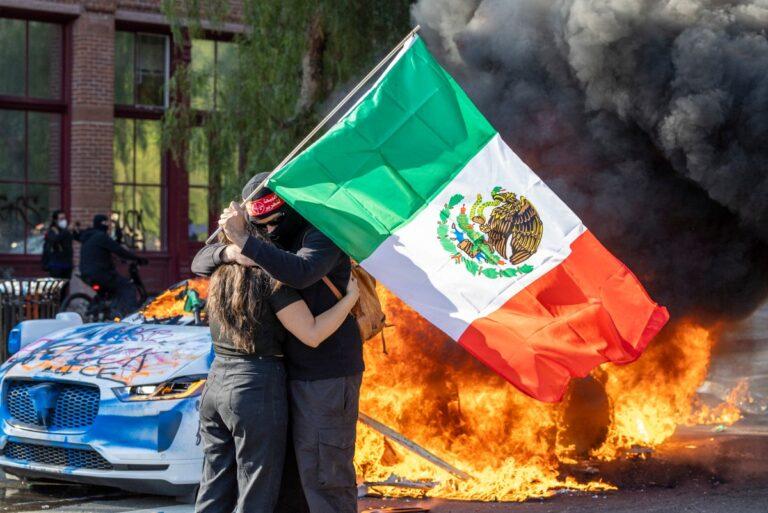 Imagen: Autoridades de Hidalgo descartan migrantes detenidos en protestas de EE.UU.