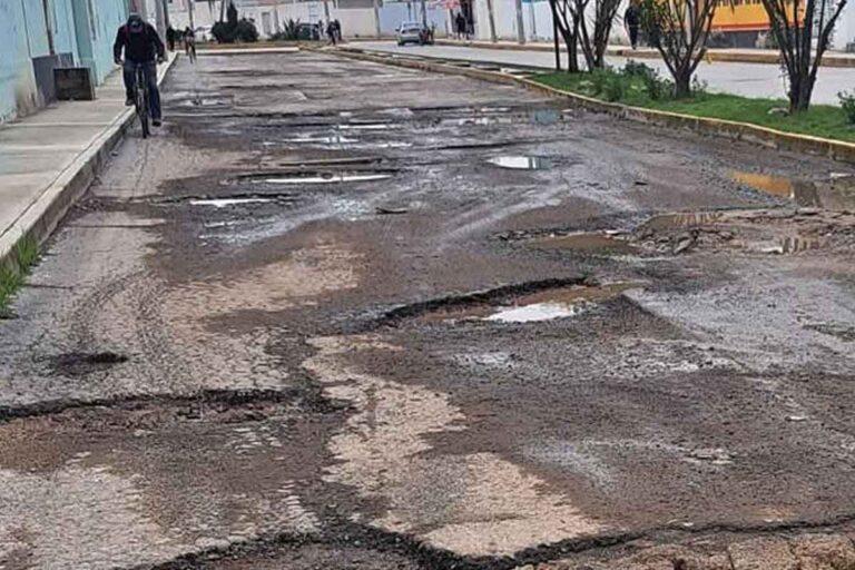 Imagen: Baches afectan la movilidad en Haciendas de Tizayuca y Rancho don Antonio