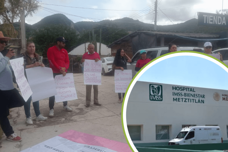 Imagen: Tras protesta, pactan revisión a hospital regional de Metztitlán