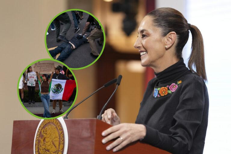 Imagen: Sheinbaum denuncia redadas antimigrantes en EU: 222 mexicanos detenidos