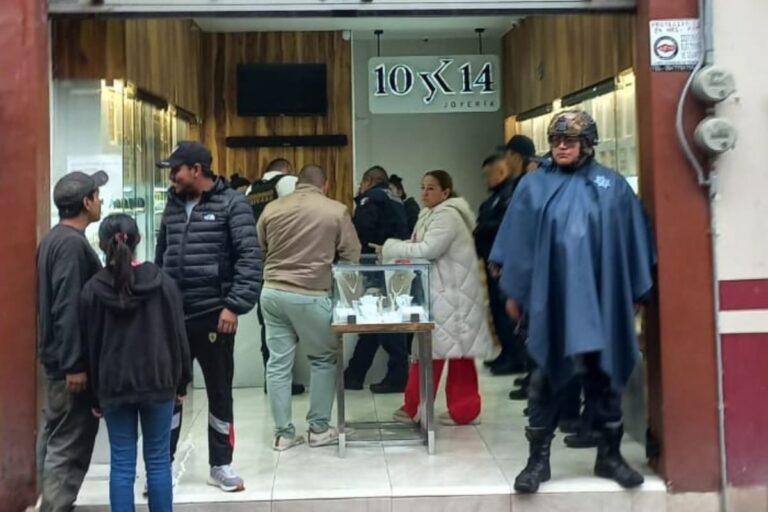Imagen: Tulancingo: Aseguran a probables asaltantes de céntrica joyería y recuperan mercancía