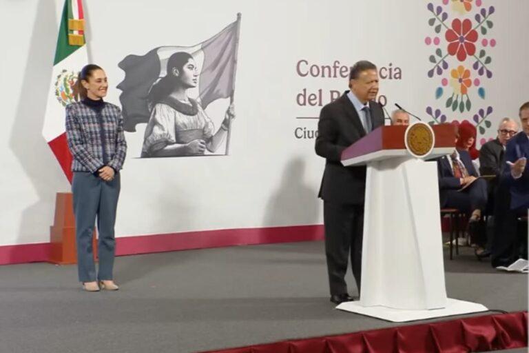 Imagen: Julio Menchaca en la mañanera: proyectos federales y gastronomía hidalguense en su discurso