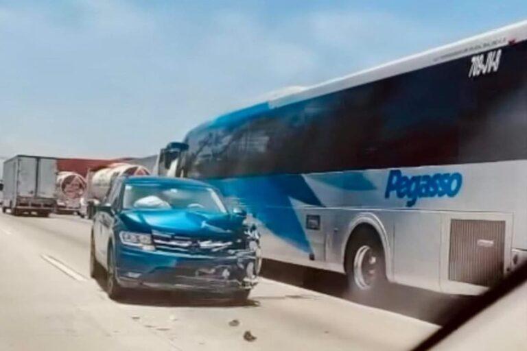 Imagen: Accidente en la autopista México-Querétaro a la altura de Tepeji deja un lesionado grave