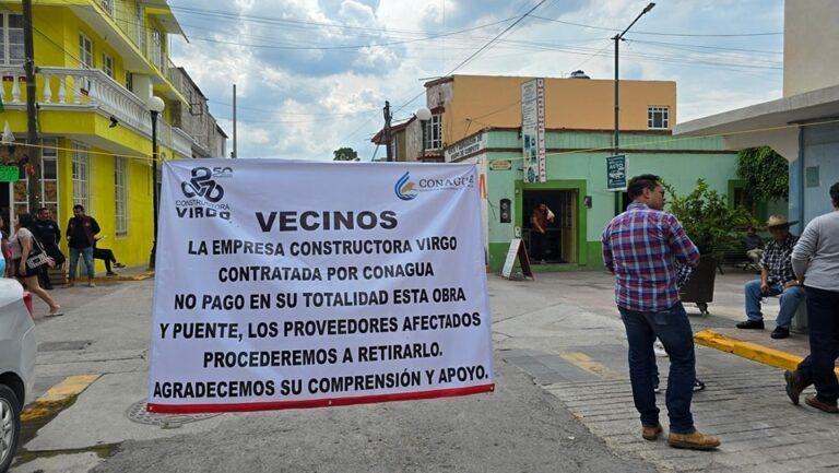 Imagen: Por falta de pago de Conagua, empresa advierte retiro de puente colgante en Tula