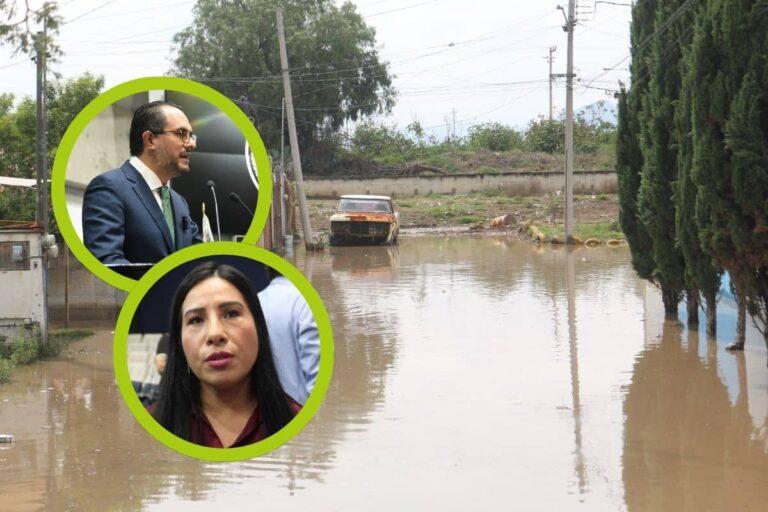 Imagen: Inundaciones en Mineral de la Reforma, tema de acalorada discusión en el Congreso