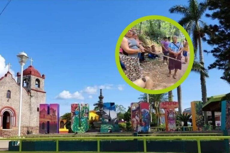 Imagen: Bloqueo en Huautla por parte de pobladores está por cumplir un día; esto exigen