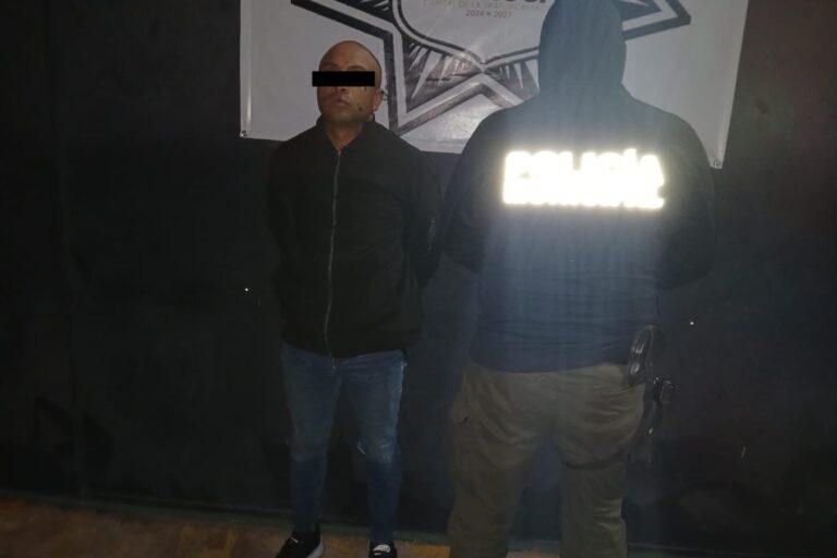 Imagen: Detienen en Pachuca a hombre con orden de aprehensión durante operativo Barrio Seguro