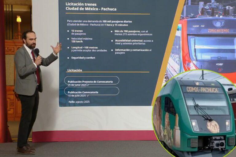 Imagen: Tren México-Pachuca: gobierno mexicano licita 15 trenes eléctricos para la ruta