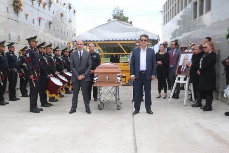 Imagen: Último adiós al policía de Investigación Vicente Monroy Ballesteros; falleció cumpliendo su deber