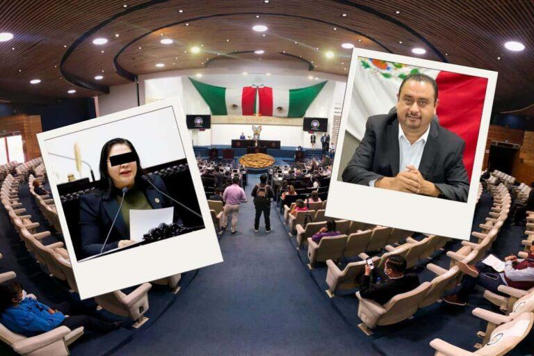 Imagen: Dos diputados del Congreso de Hidalgo, bajo el escrutinio público por sus acciones