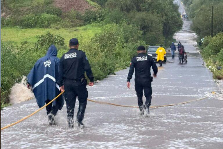 Imagen: Tezontepec de Aldama: Tras tromba, reportan drenaje colapsado y afectaciones a viviendas