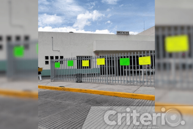 Imagen: Personal médico del Hospital del Valle del Mezquital se manifiesta por segunda vez en el año