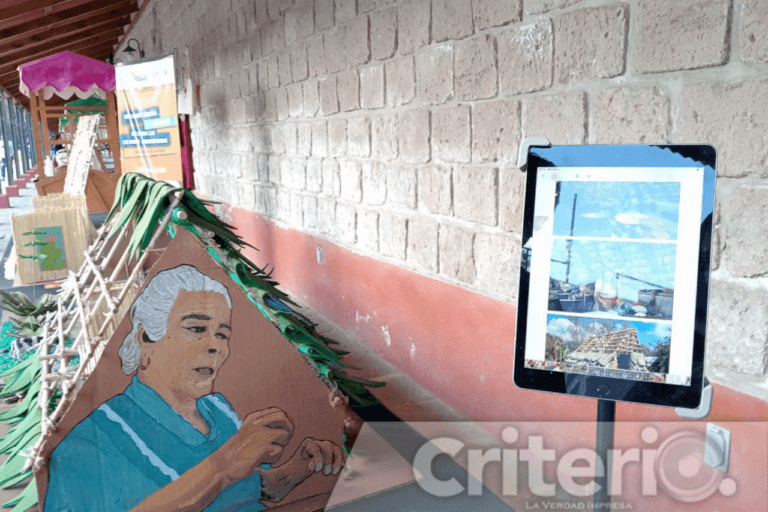 Imagen: Niñas y niños recrean en arte el pasado y presente del Valle del Mezquital