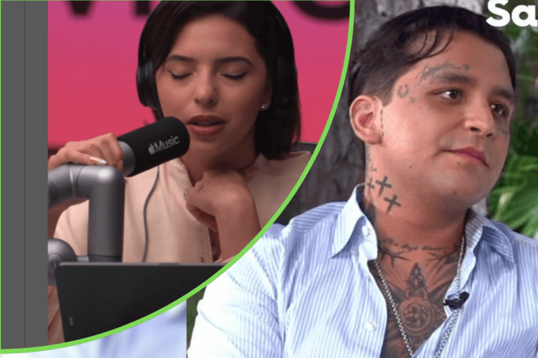 Imagen: Ángela Aguilar se rompe en entrevista, tras declaraciones de Nodal