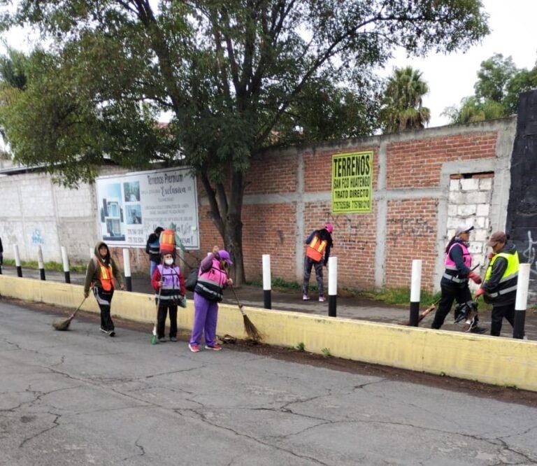 Imagen: Tulancingo coloca módulo de botes de basura en sendero municipal