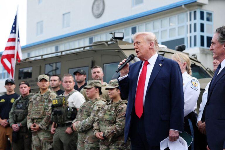 Imagen: Trump amenaza con desplegar a la Guardia Nacional en Baltimore, Maryland