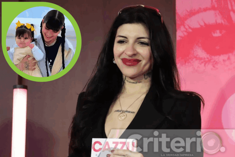 Imagen: Cazzu se enfrenta a Nodal por el permiso de viaje de su hija