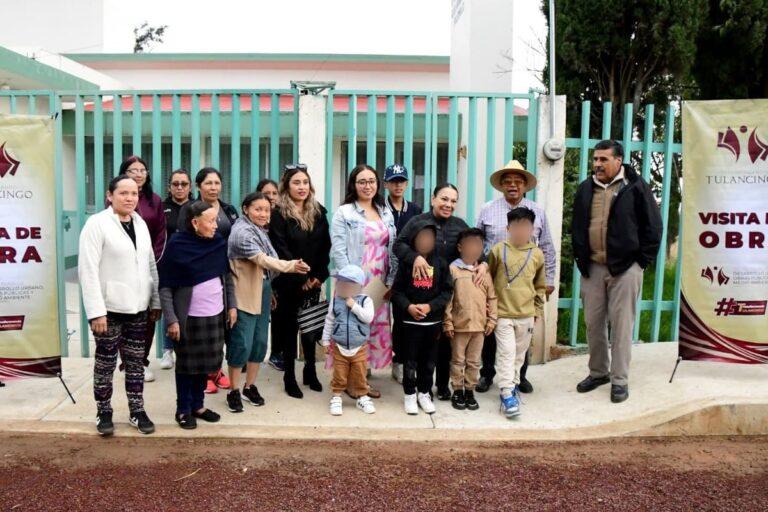 Imagen: Alcaldesa de Tulancingo entrega obra pública en Huajomulco