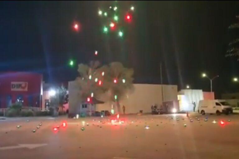 Imagen: Show de drones en Piedras Negras terminó mal y acabó por arruinar las fiestas patrias