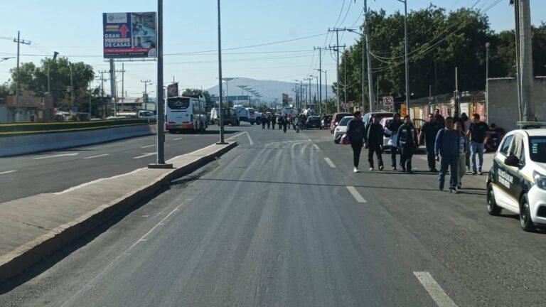 Imagen: Caos en la México-Pachuca: de nuevo, un bloqueo por manifestantes