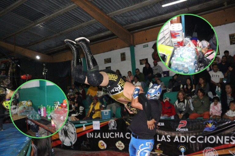 Imagen: Lucha, honor y ayuda: el Deportivo 11 de Julio encendió el ring por los damnificados