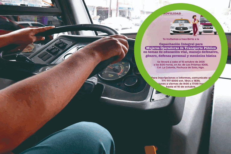 Imagen: ¿Quieres ser conductora de transporte público en Hidalgo? Entérate dónde y cuándo se llevará a cabo la capacitación