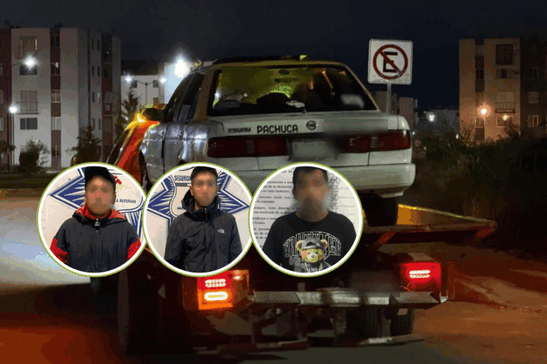 Imagen: Capturan a presunta banda de asaltantes en Mineral de la Reforma, tras robo a tienda