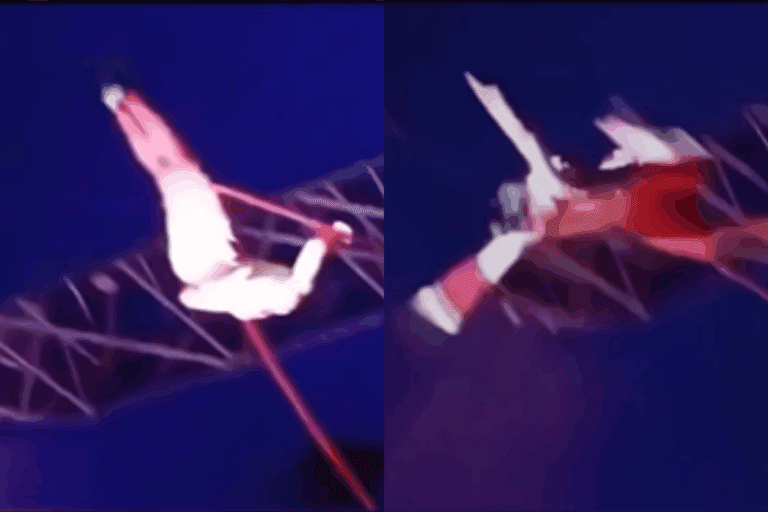 Imagen: En Tizayuca, trapecista cae durante función del Magic Time Circus; ¿qué le pasó?