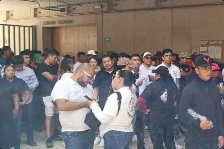 Imagen: Ciudad Administrativa de Tizayuca, tomada por manifestación de tianguistas
