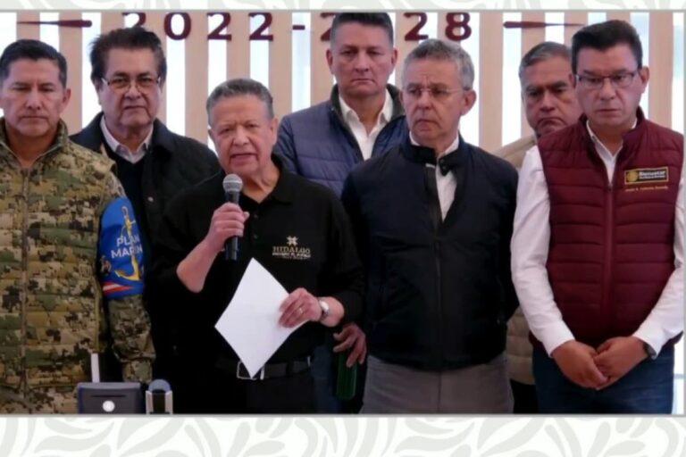 Imagen: Presenta Menchaca balance de acciones para la emergencia en Hidalgo durante la mañanera; esto informó