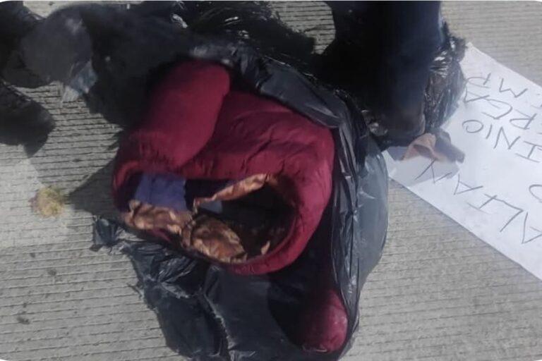 Imagen: Zapotlán de Juárez: detienen a jóvenes por simular cuerpo con mensaje de amenazas