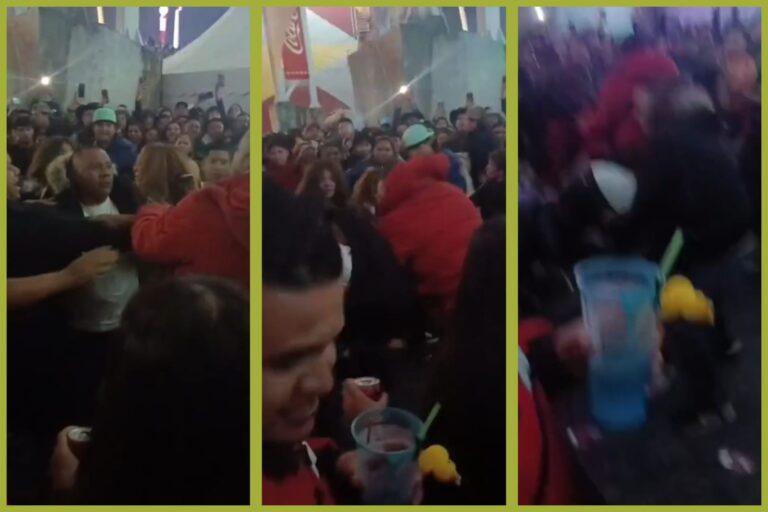 Imagen: Riña en la Feria San Francisco Pachuca Hidalgo 2025 causa polémica en redes sociales