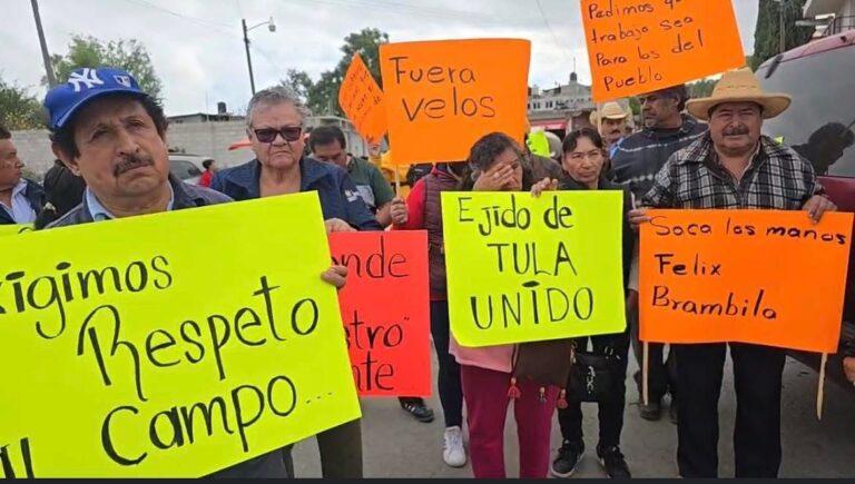 Imagen: Alerta: Ejidatarios bloquean vía en Tula de Allende