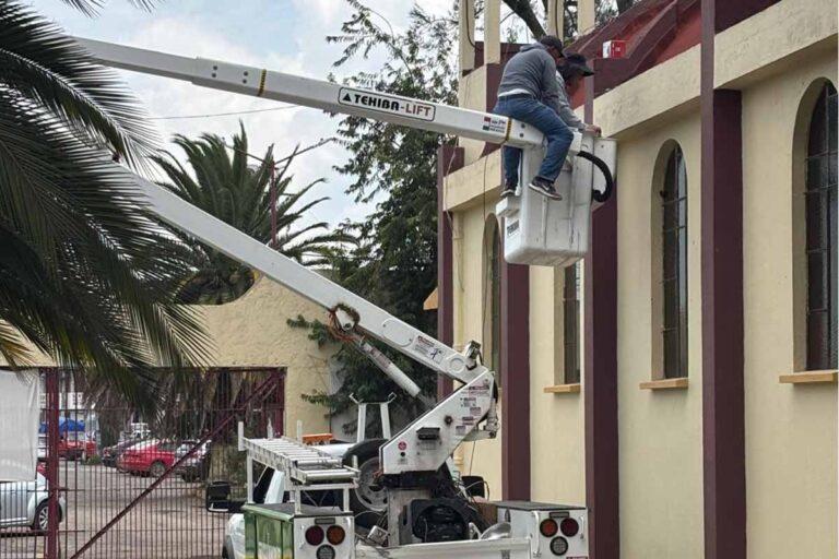 Imagen: Conoce el avance de la instalación de videovigilancia en el panteón urbano San Miguel, en Tulancingo