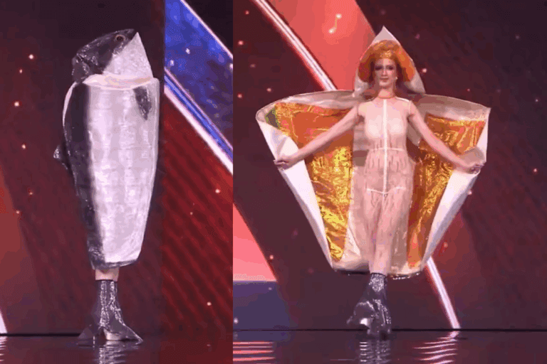 Imagen: ¿Miss Fondo de Bikini? Representante de Noruega sorprende con traje típico