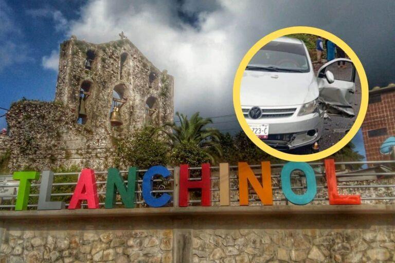 Imagen: Accidente en Tlanchinol deja una persona lesionada; esto se sabe del hecho