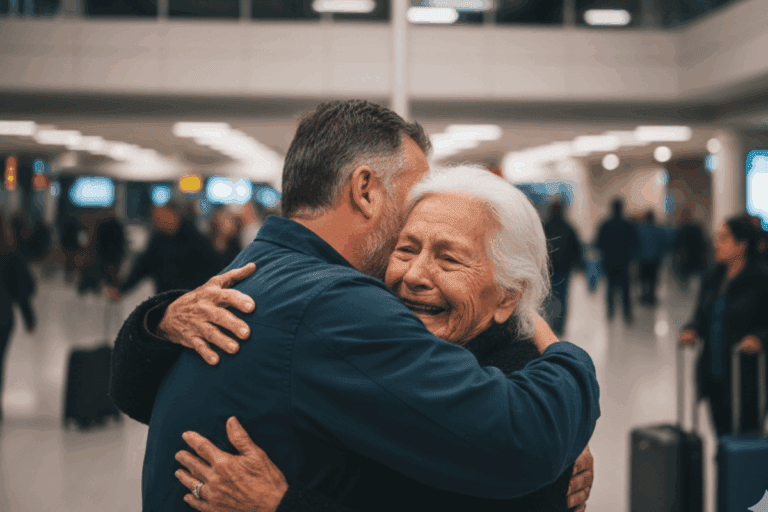 Imagen: Abuelitos hidalguenses celebran aprobación de visas para reencontrarse con sus familias