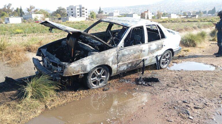 Imagen: Vehículo incendiado en Tulancingo: detienen a un sospechoso