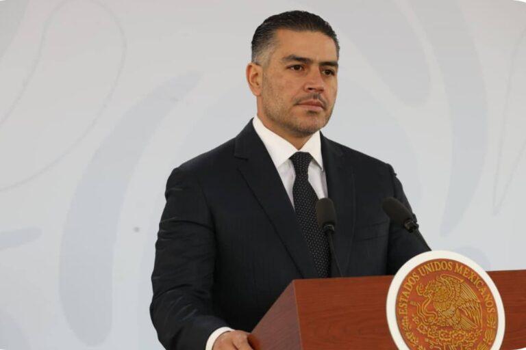 Imagen: Omar García Harfuch informa sobre la detención de presidentes municipales en la Operación Enjambre