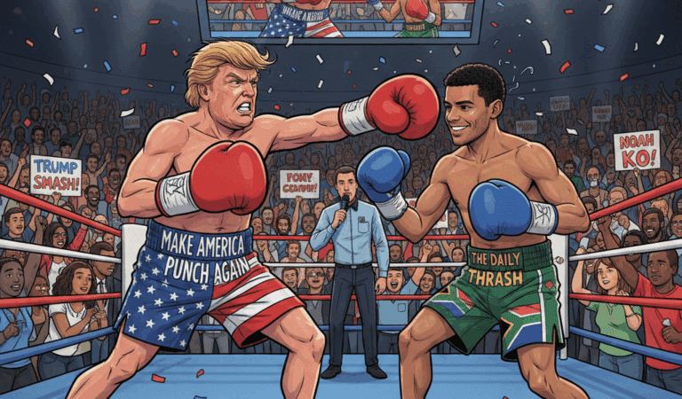Imagen: Donald Trump y Trevor Noah: polémica legal tras los Grammy