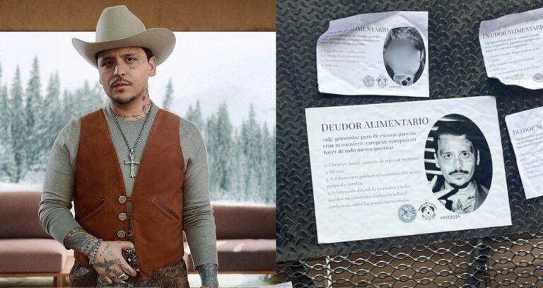 Imagen: ¿Un forajido? Por este motivo Christian Nodal apareció en un tendero en el 8M