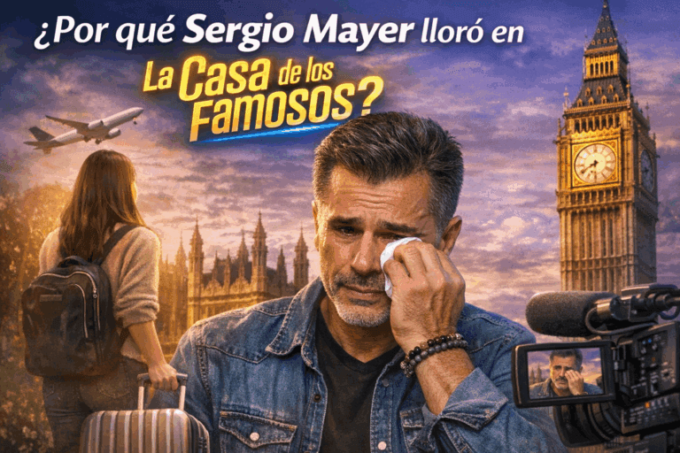 Imagen: Sergio Mayer rompe en llanto en La Casa de los Famosos