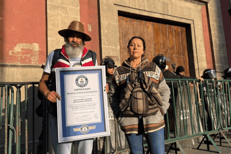 Imagen: Récord Guinness para México: denuncian la crisis de desapariciones en el país