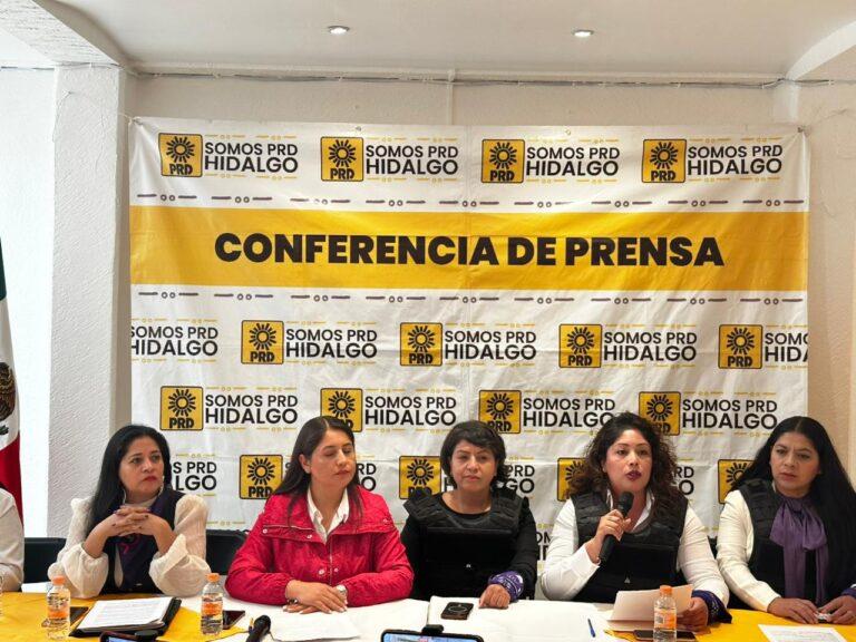 Imagen: Pide PRD unidad de búsqueda de mujeres y alerta de género en Hidalgo